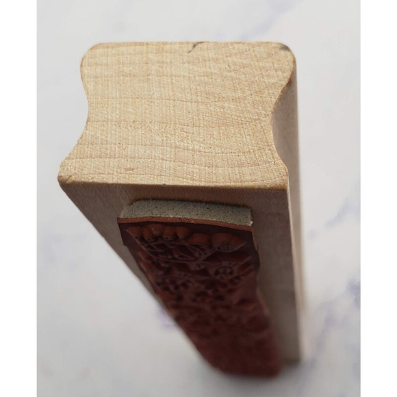 Fishy Friends School of Fish Wood Mounted Rubber Border Stamp - Picture 3 of 7